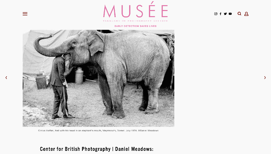 Musee Magazine MUSÉE MAGAZINE | CENTRE FOR BRITISH PHOTOGRAPHY
